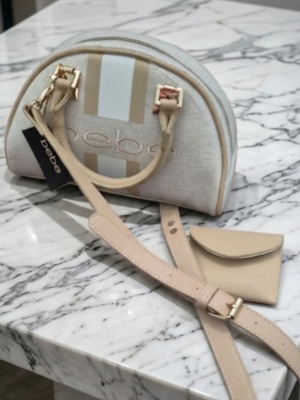 bebe Bowler Crossbody